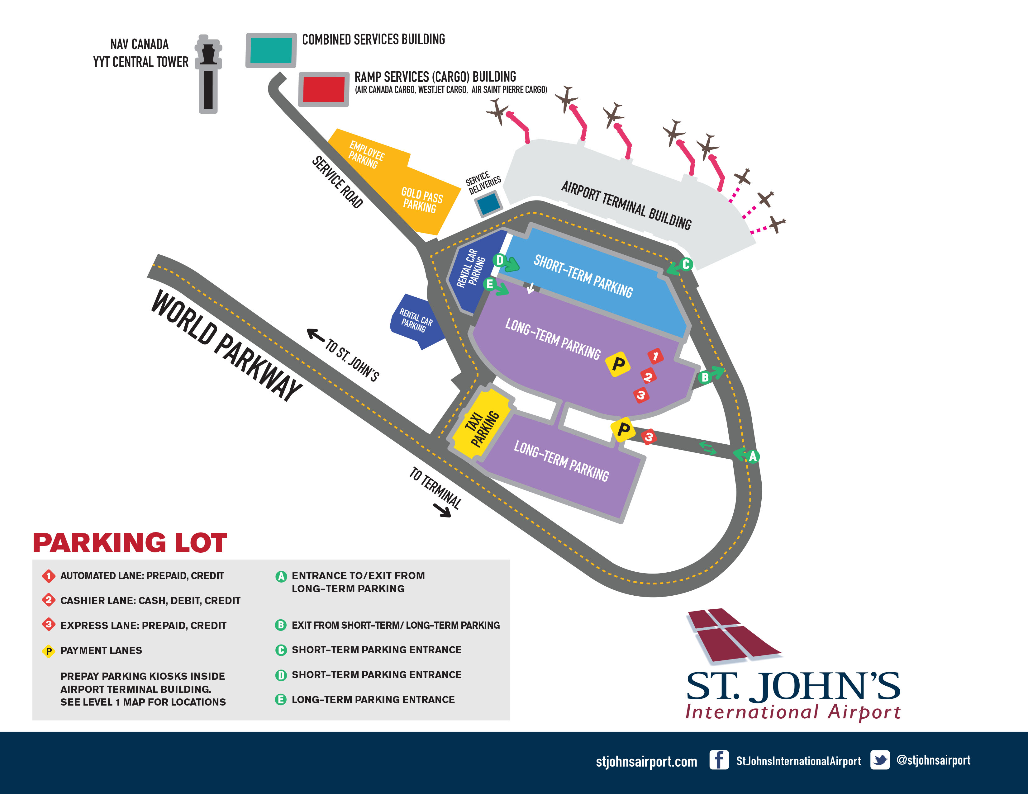 Maps St. John's International Airport